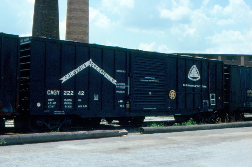 Columbus & Greenville Railway Box Car No. 22242 at York, PA