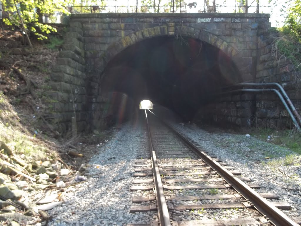 B&O train tunnel (east portal)