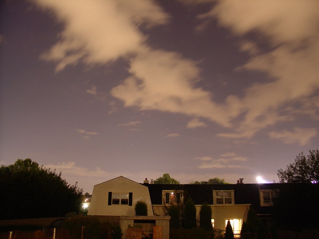 Conshohocken PA at night, near Sutcliff Park.