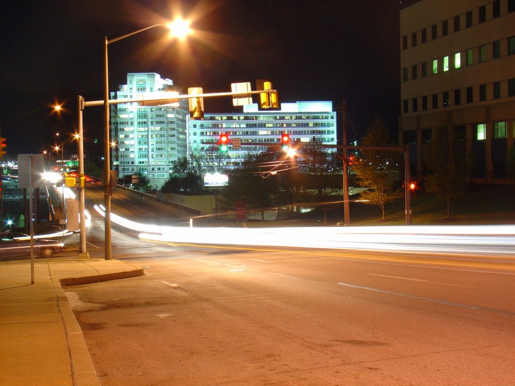 Conshohocken, PA   Fayette St. at night