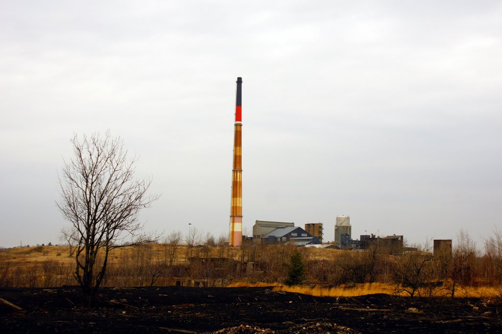 Another view of smoke stack
