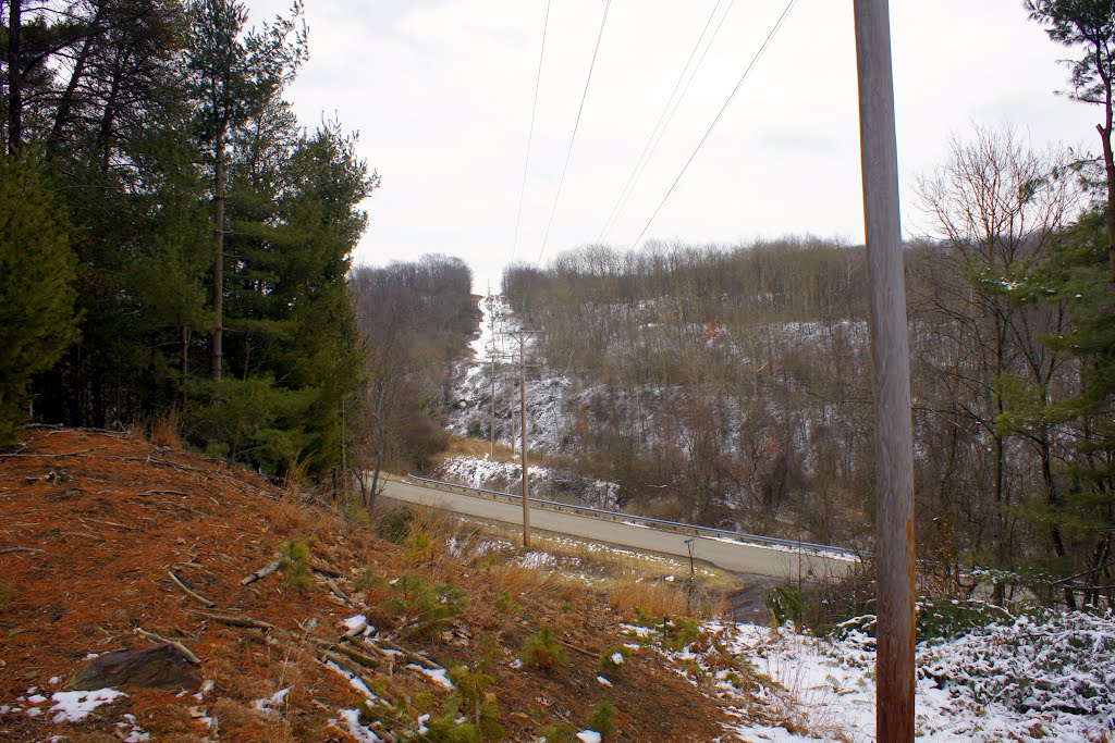 looking east