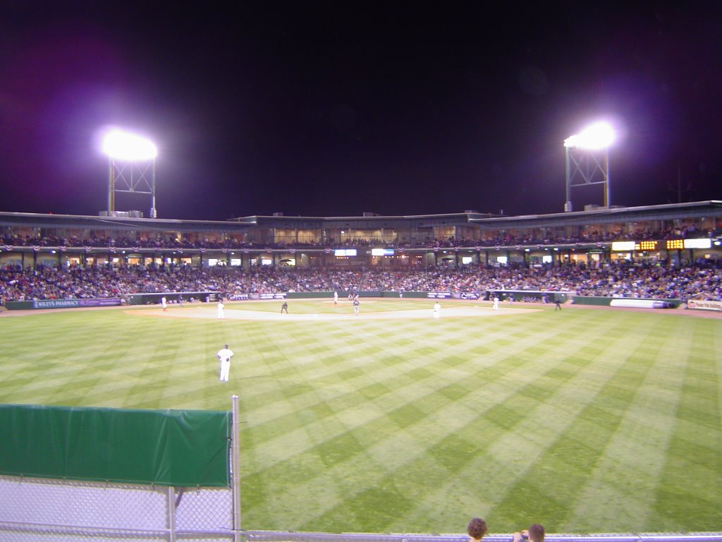 Clipper Magazine Stadium at Night