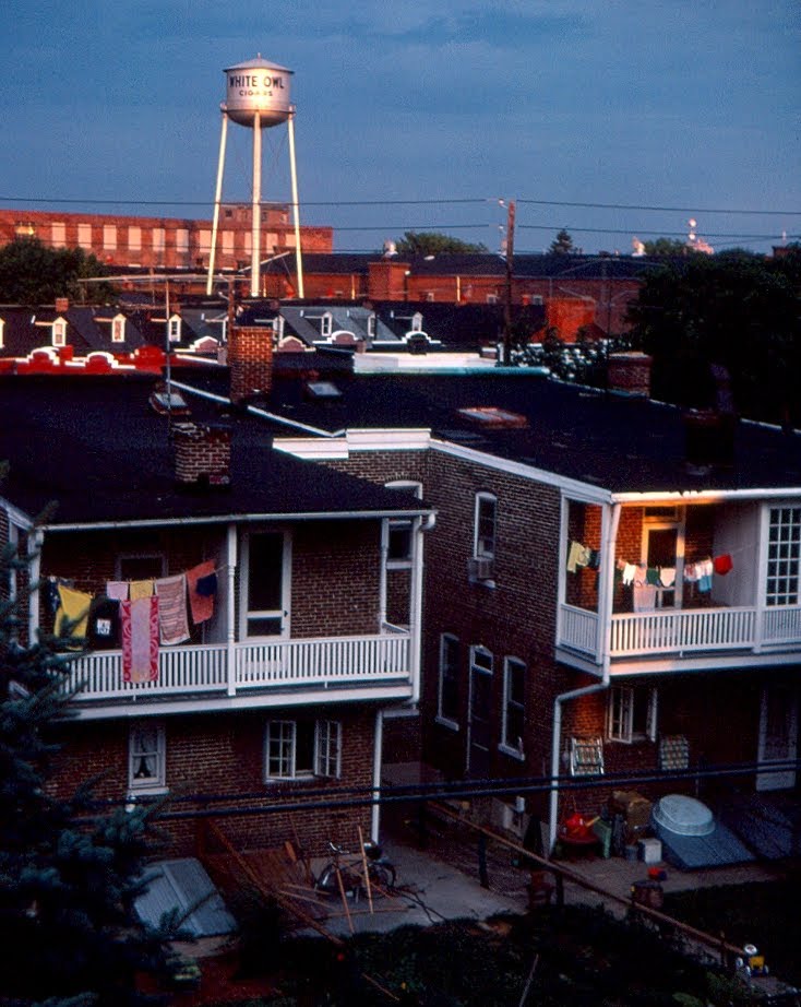 White Owl Cigar Water Tower, Lancaster PA, July 1983
