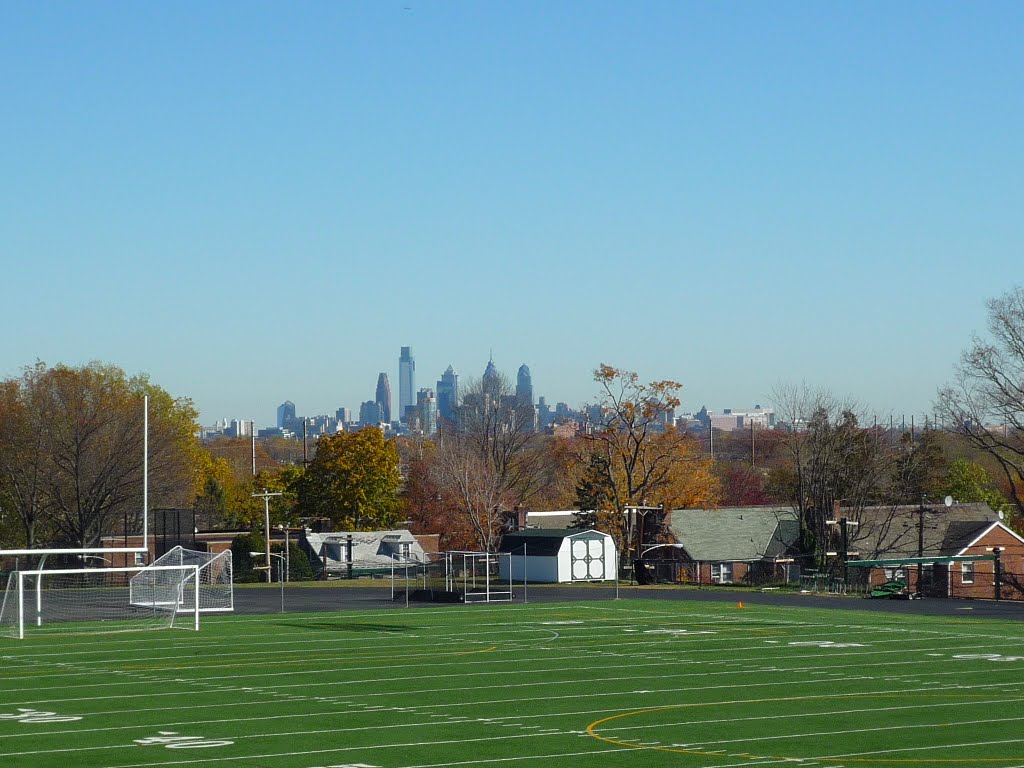 View from Monsignor Bonner High School
