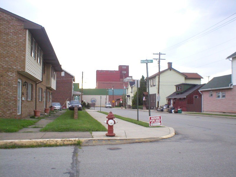 Latrobe (PA) Brewery from Washington & Jefferson Sts.