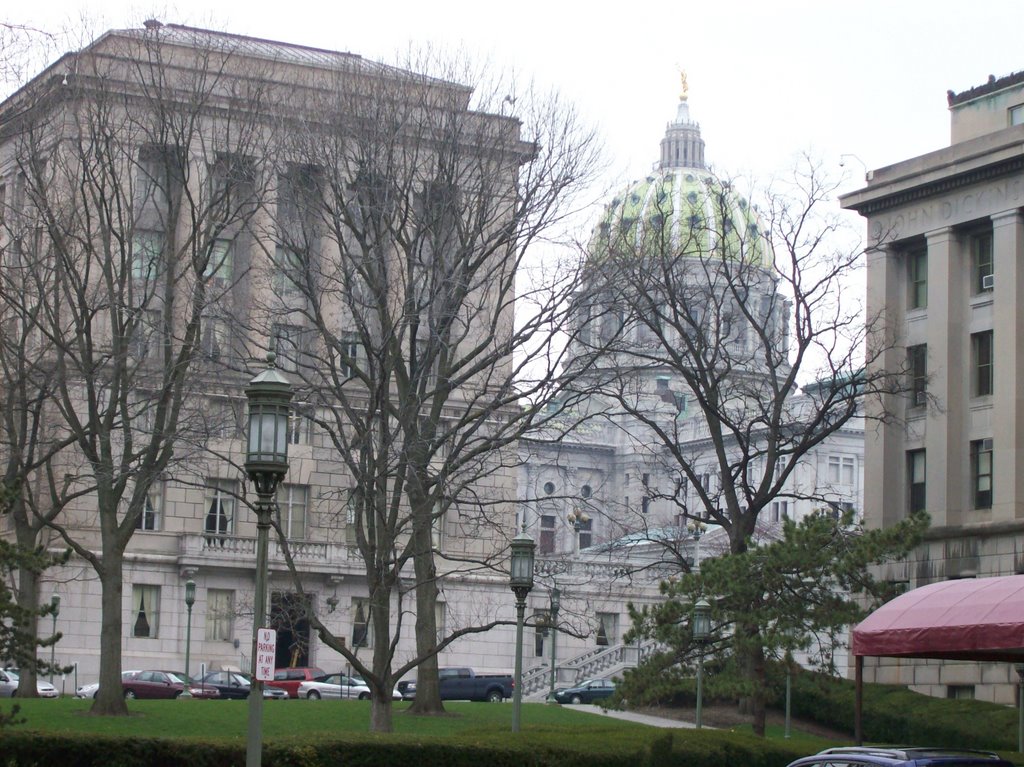 Pennsylvania State Capitol (From Left Rear)