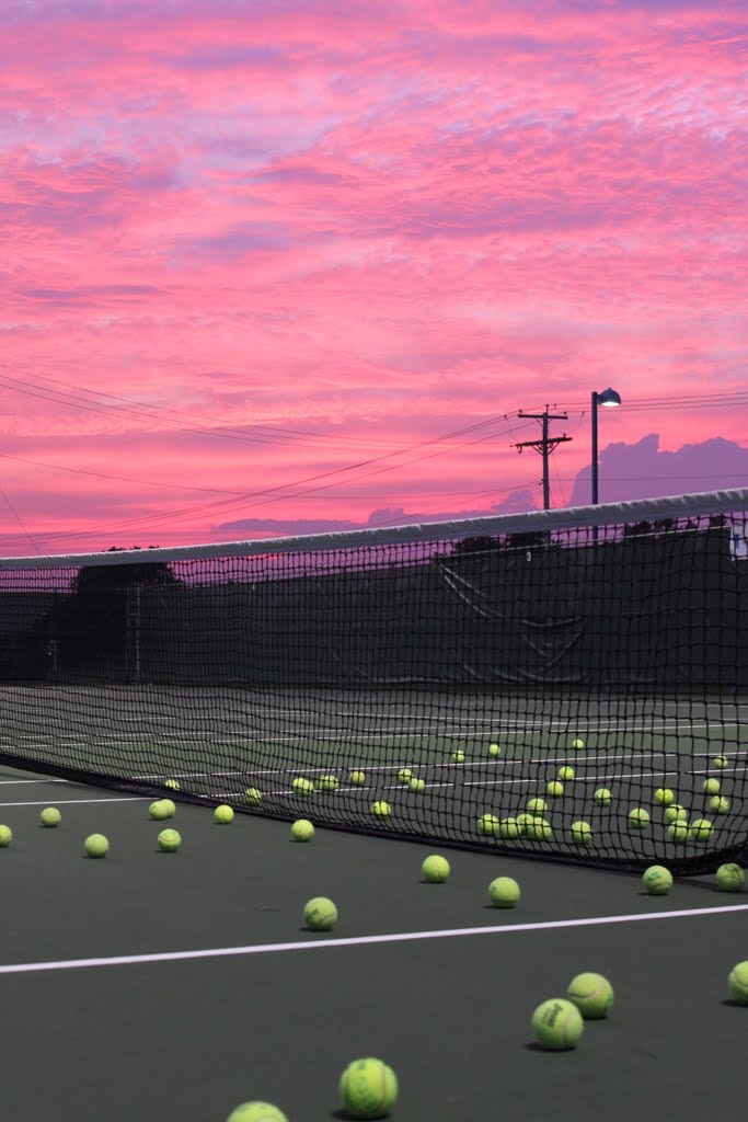 Tennis Sunset