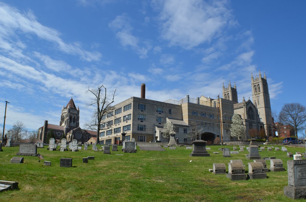 St. Bernard and MLEPC behind of St. Clair Cemetery