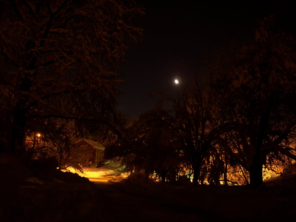 Salem Drive after snowstorm