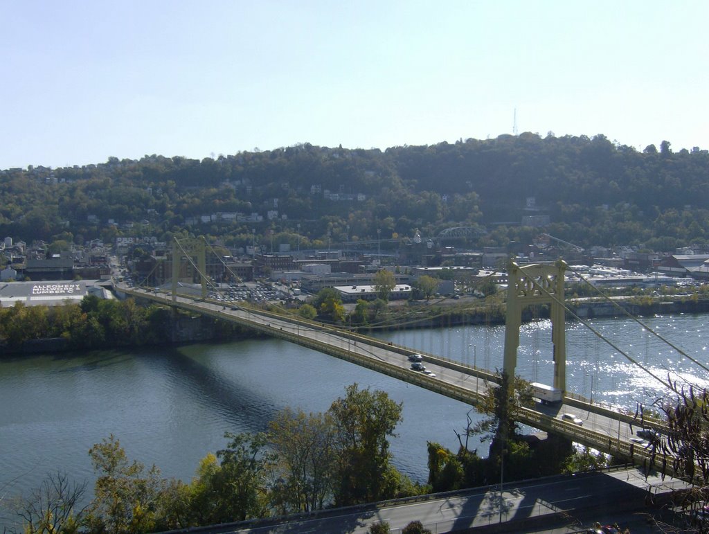 10th street bridge and South side Pittsburgh