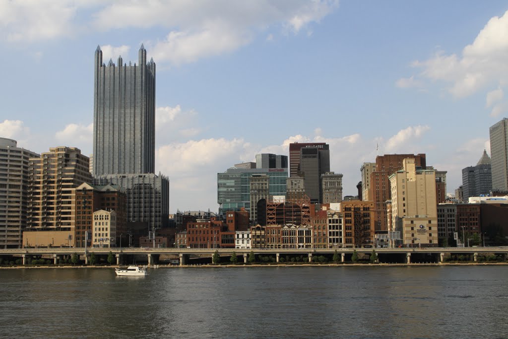 Pittsburgh Skyline seen from Three Rivers Heritage Trail System