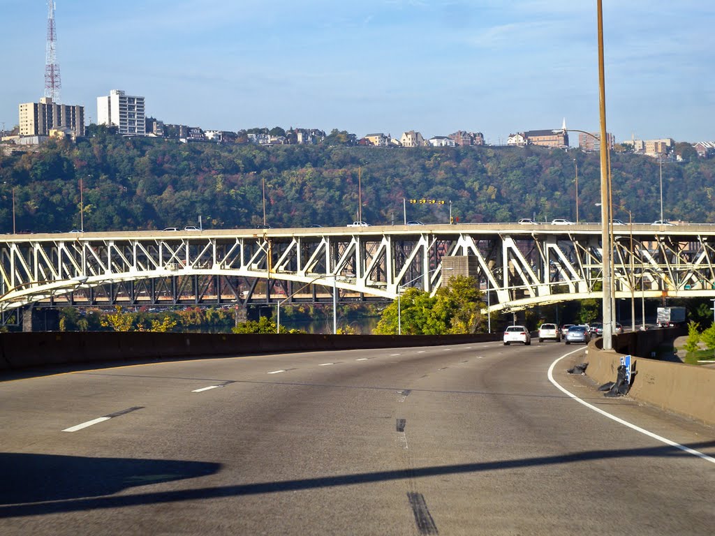 Skirting Pittsburg on I-376