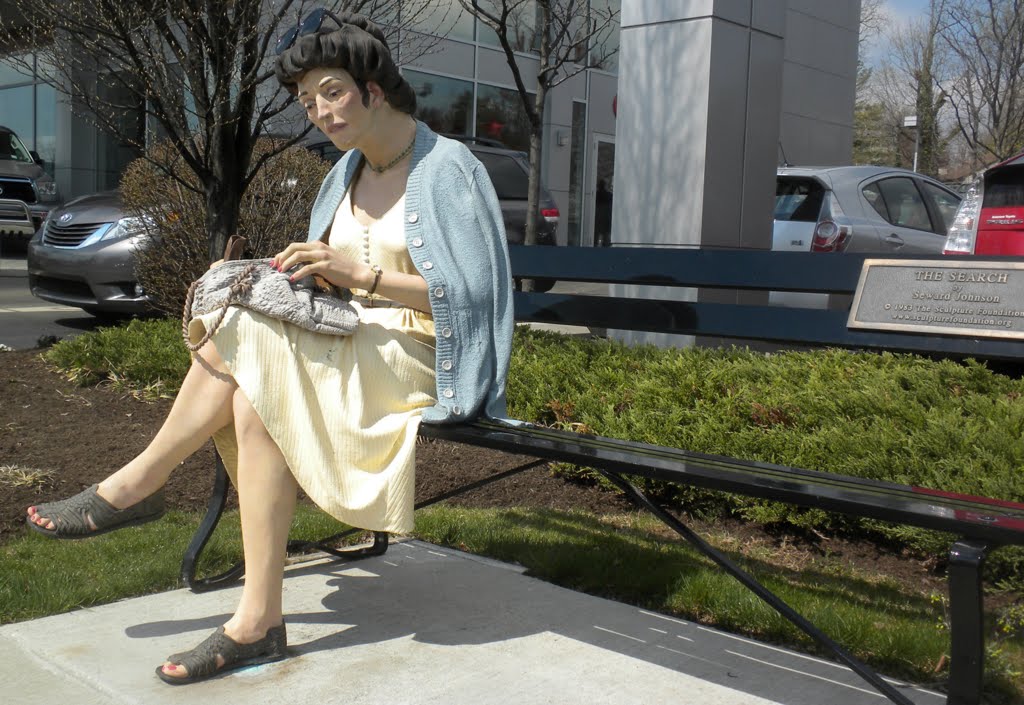 "The Search" sculpture by Seward Johnson in Ardmore, PA