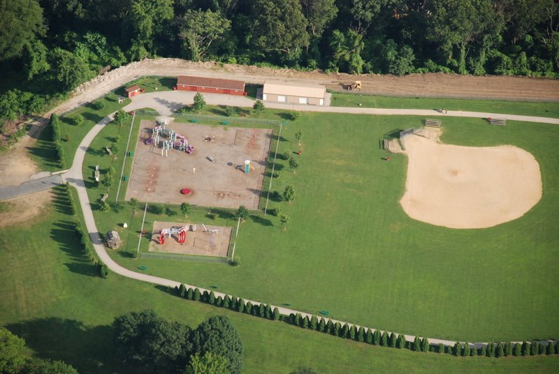 Looking South to the park.
