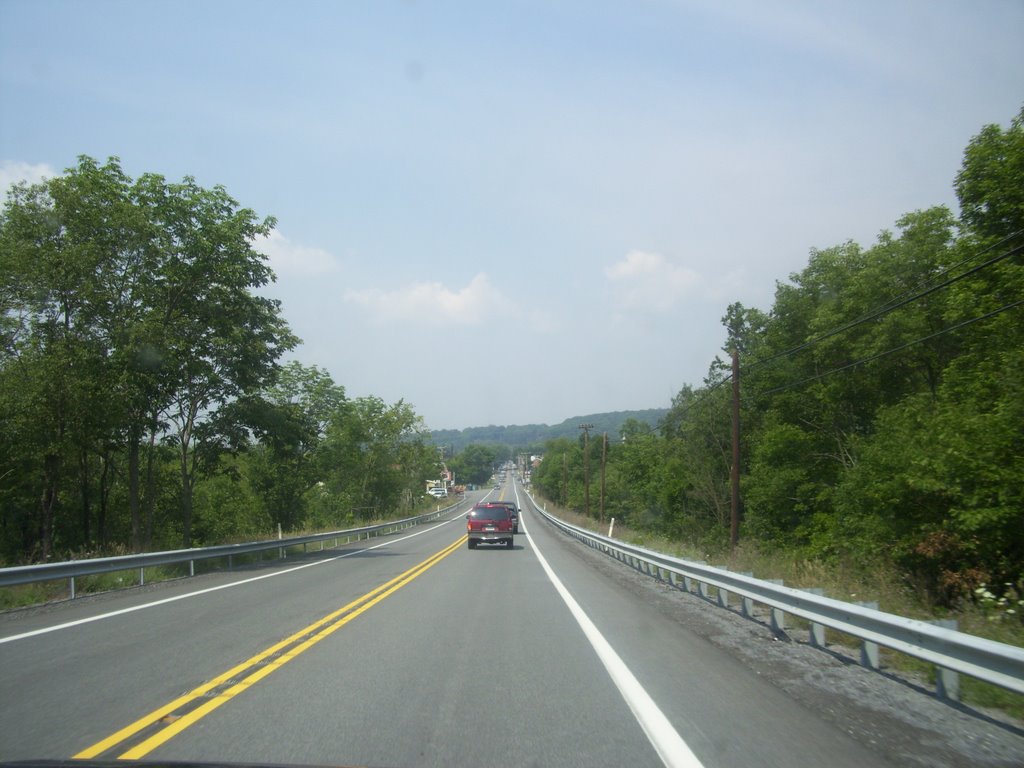 Westbound into Schellsburg