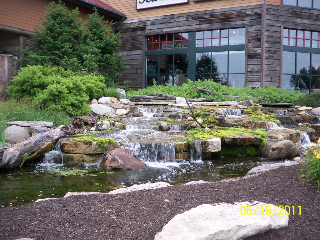Outside Bass Pro Shop in Harrisburg, PA