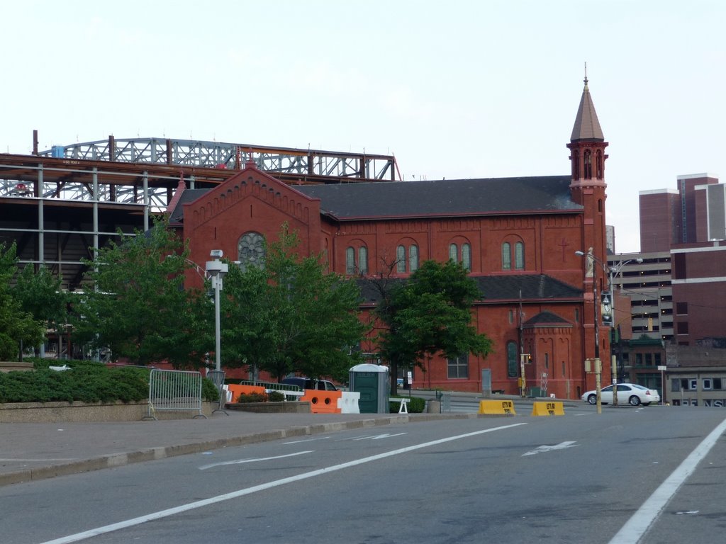 Church of the Epiphany (new Penguin stadium in the back)