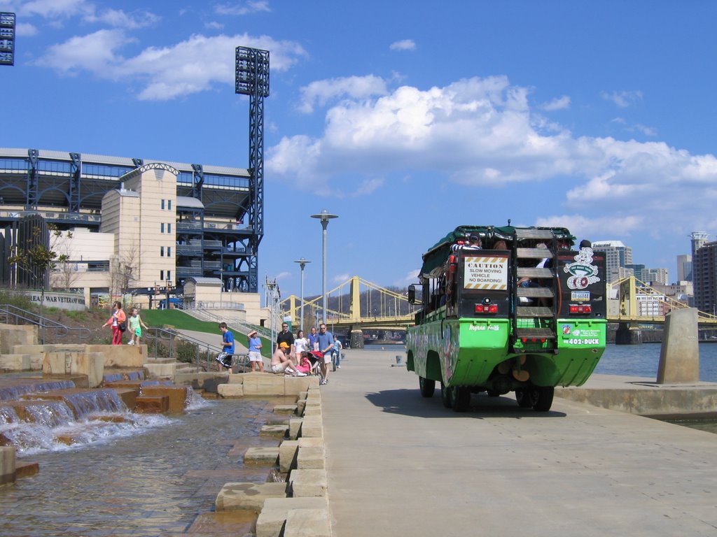 PNC Park in Pittsburgh and a Duck Boat