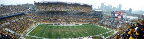View of Heniz Field from Section 533