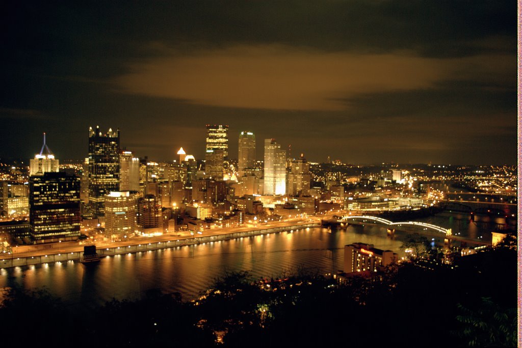 Pittsburgh at night