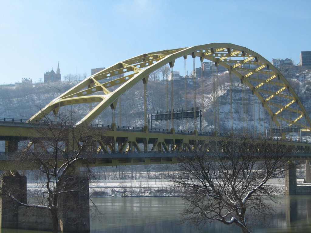 Fort Pitt Bridge from Point State Park