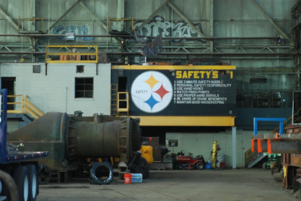 Steelers safety for steel workers