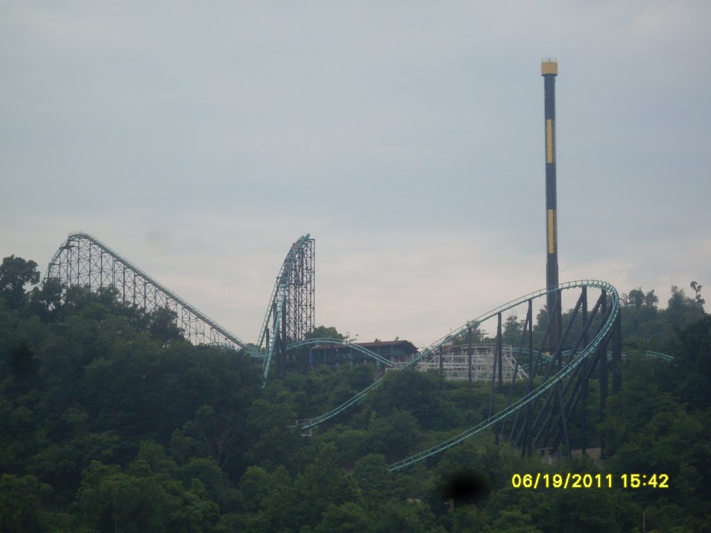 Kennywood from the Steel Mill