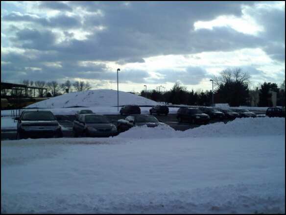 In front of the high school