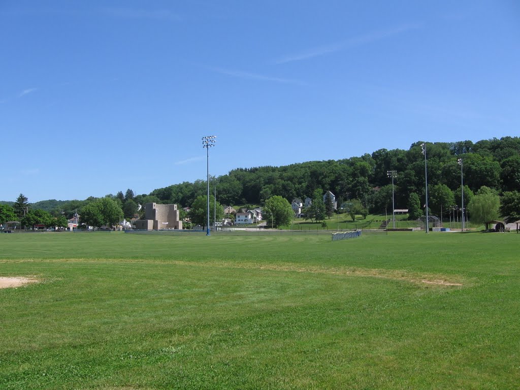 Roxbury Park ballfields, June 2011
