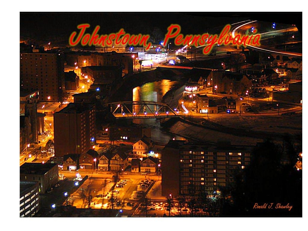 johnstown downtown night time