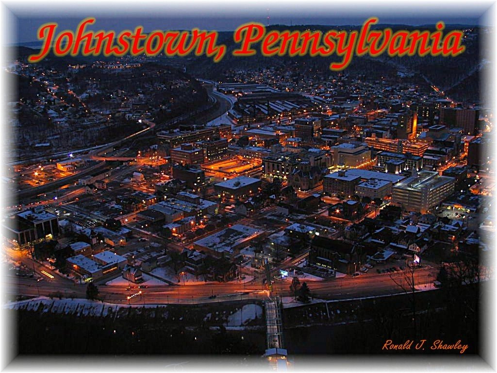 Johnstown from Incline night time