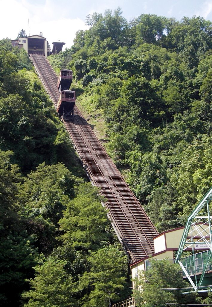 Looking up the Incline Plane, Johnstown, PA