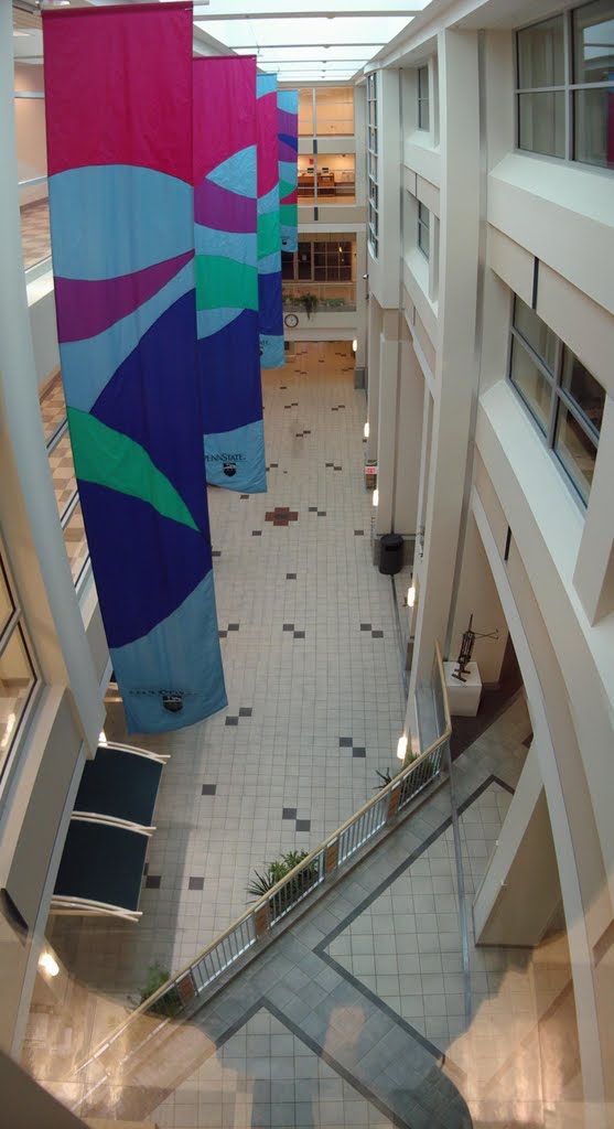 Inside the HUB from the third floor