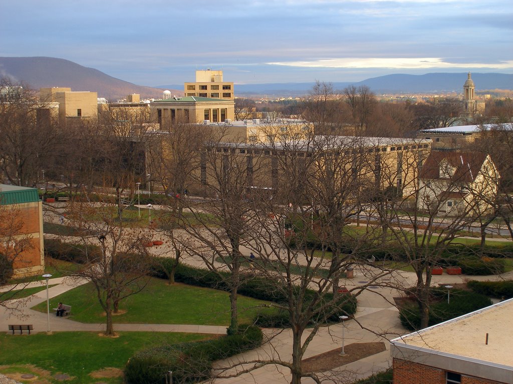 Looking East from atop the Nittany Deck