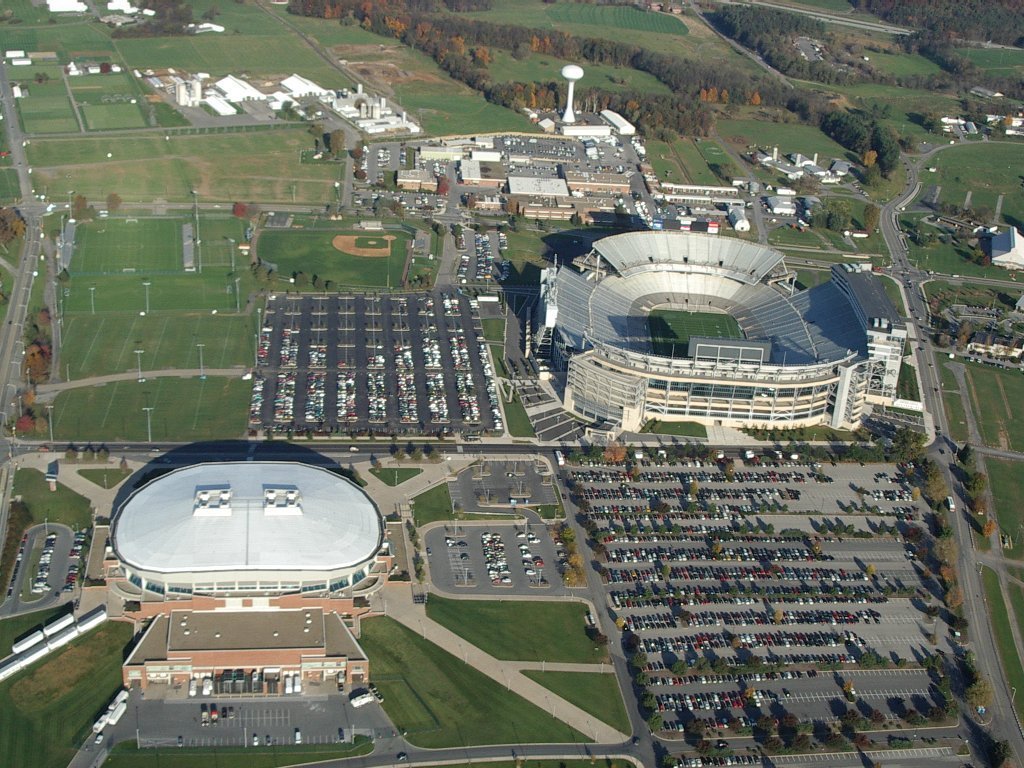 Beaver Stadium and Bryce Jordan Center at Penn State