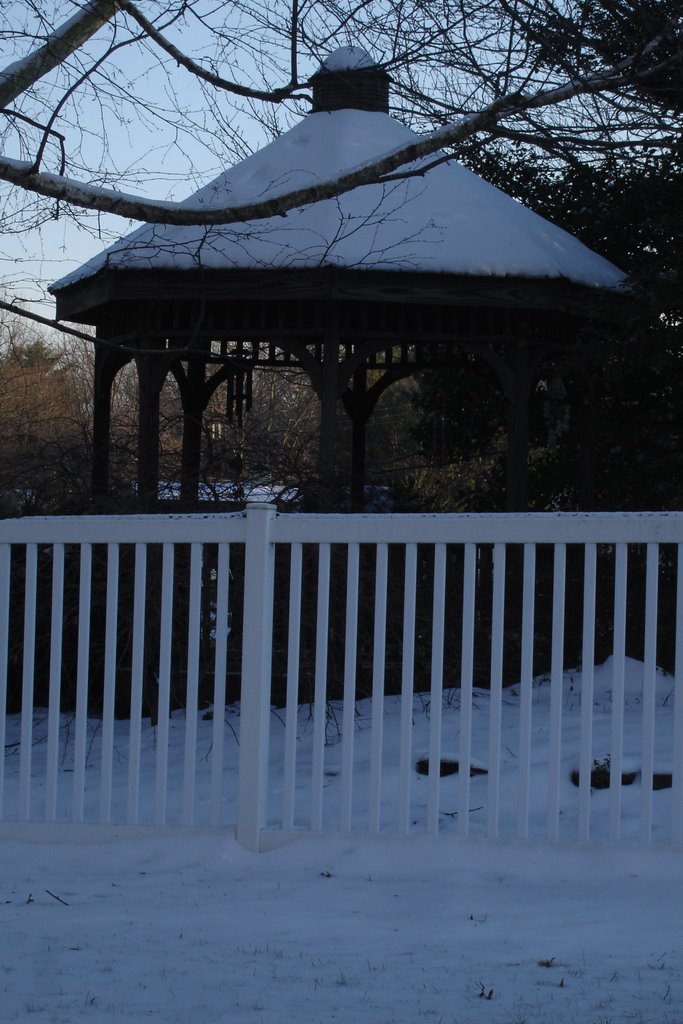 Gazebo in neighborhood