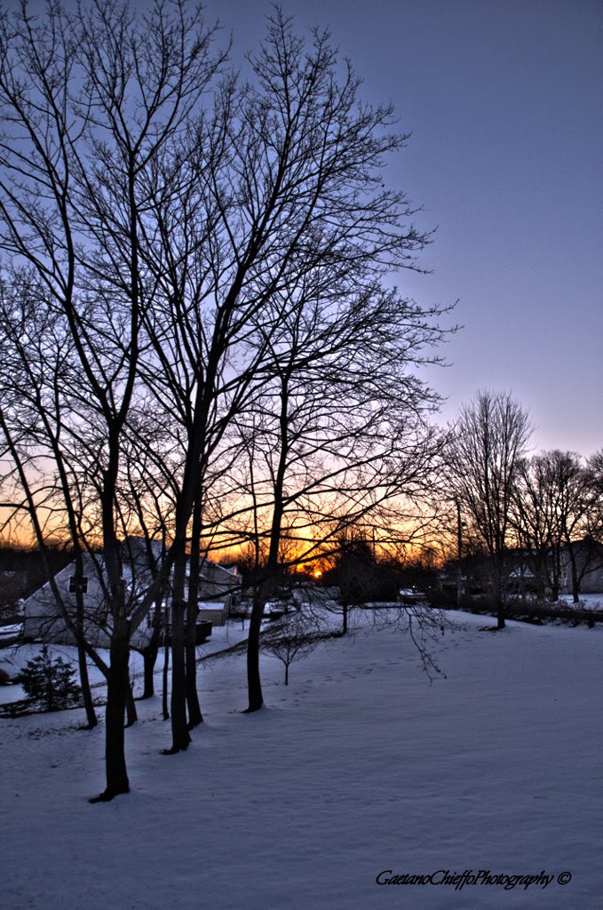 sunset from my window