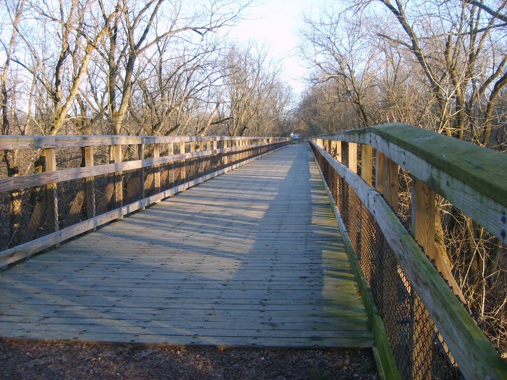Walking Path Across the Wissahickon