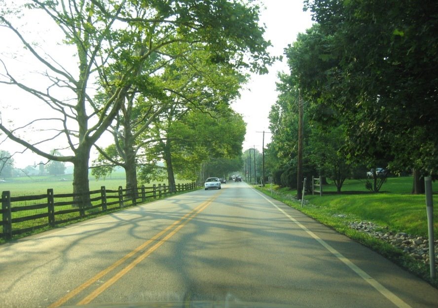 Whitemarsh Twp, PA on Stenton Avenue heading north