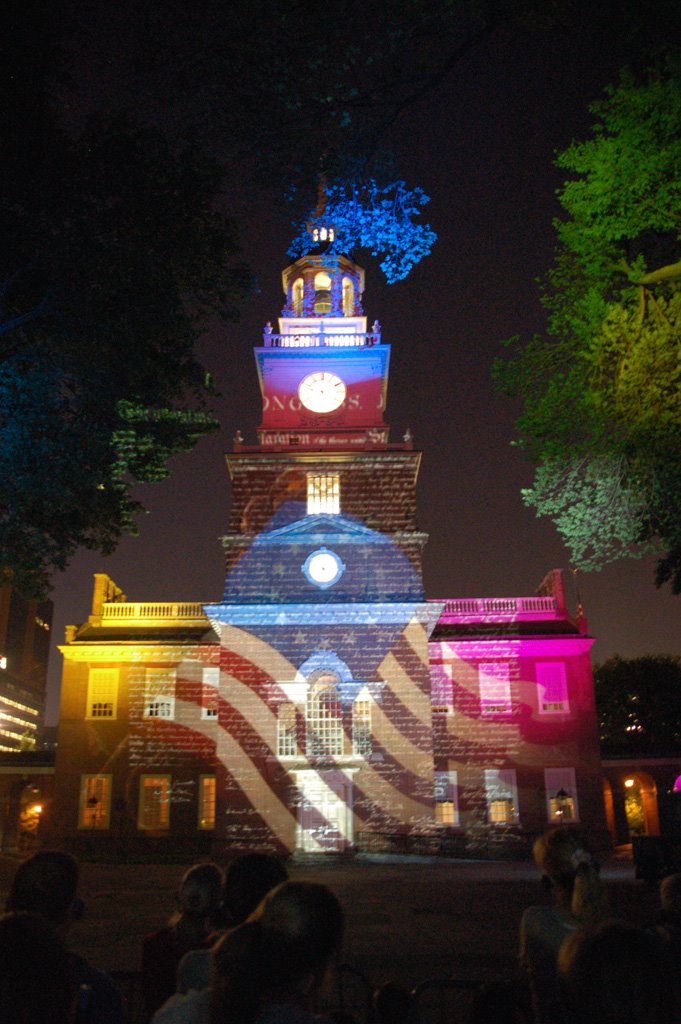 USA - PA. Philadelphia - "Lights of Liberty"