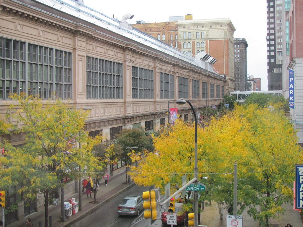 Vista do Mercado de dentro do Pennsylvania Convention Center no ACR de outubro de 2009.