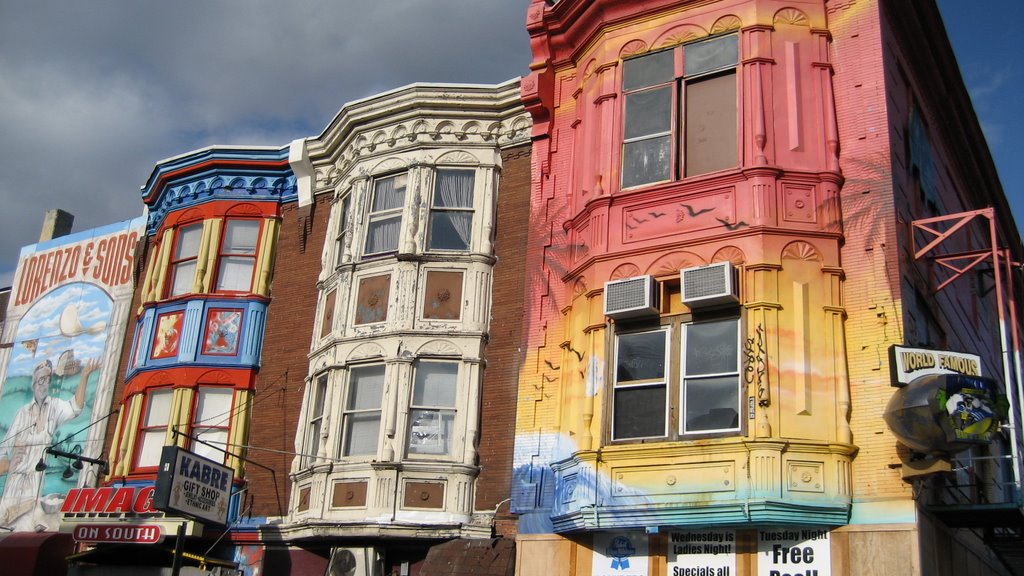 Painted Buildings in South Street