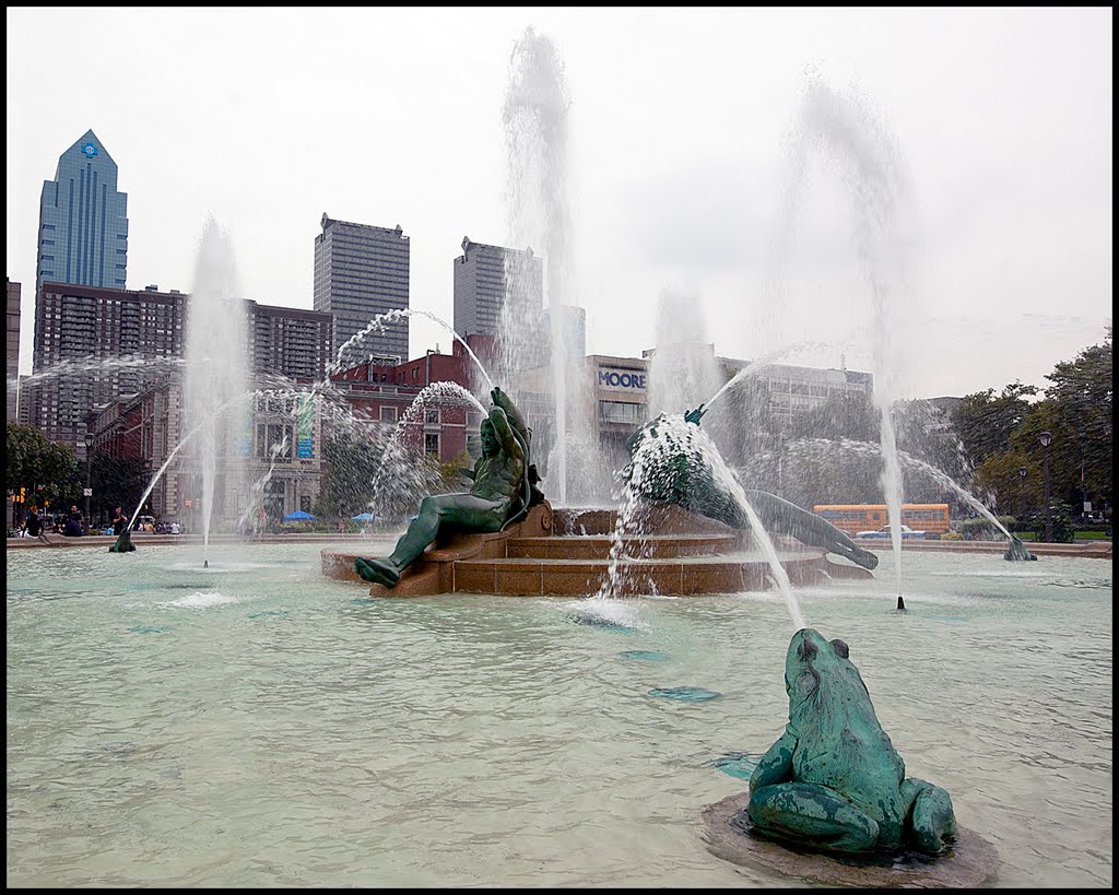 Logan Square fountain
