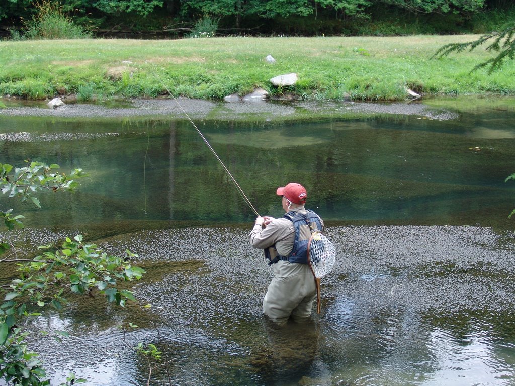 Fly Fishing on Fishing Creek in Clinton Co., PA