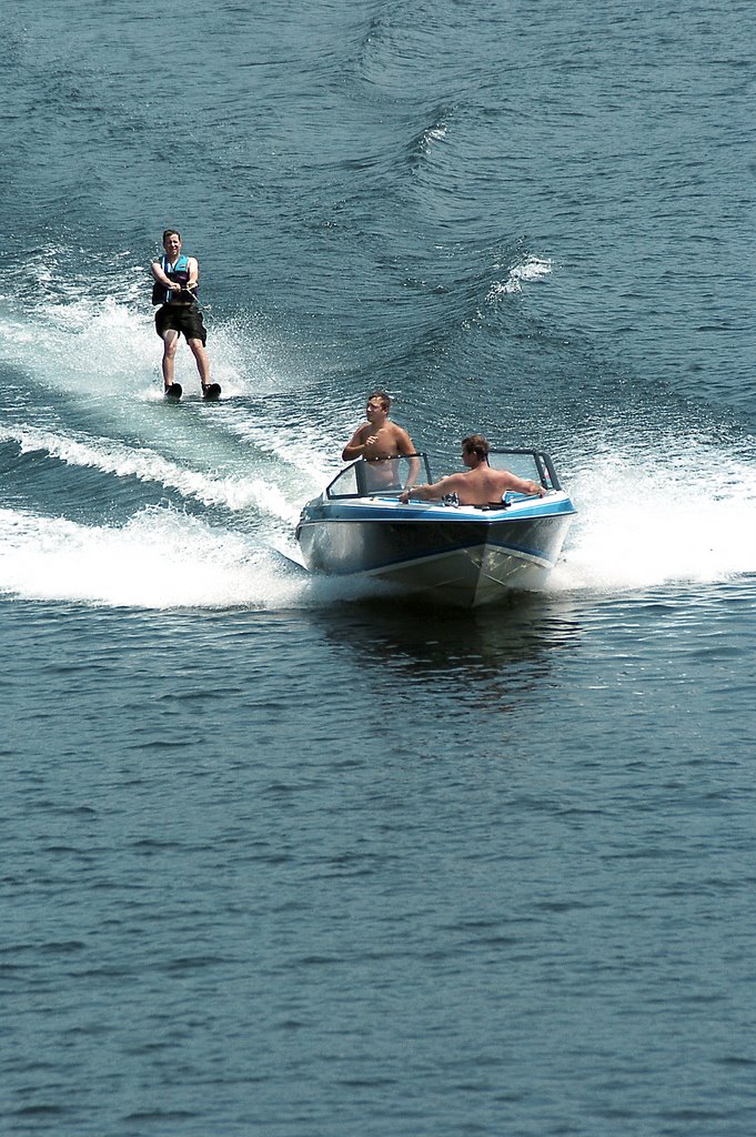 Water Skiing on the Susquehanna in Clinton Co., PA