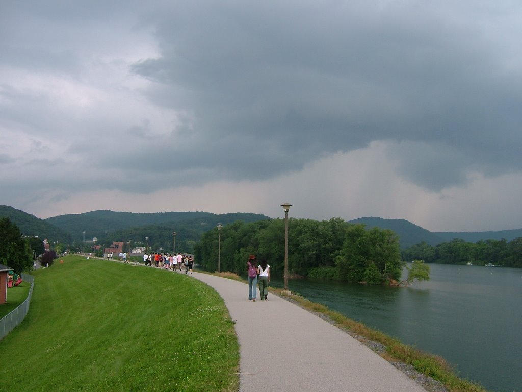 river at Lock Haven