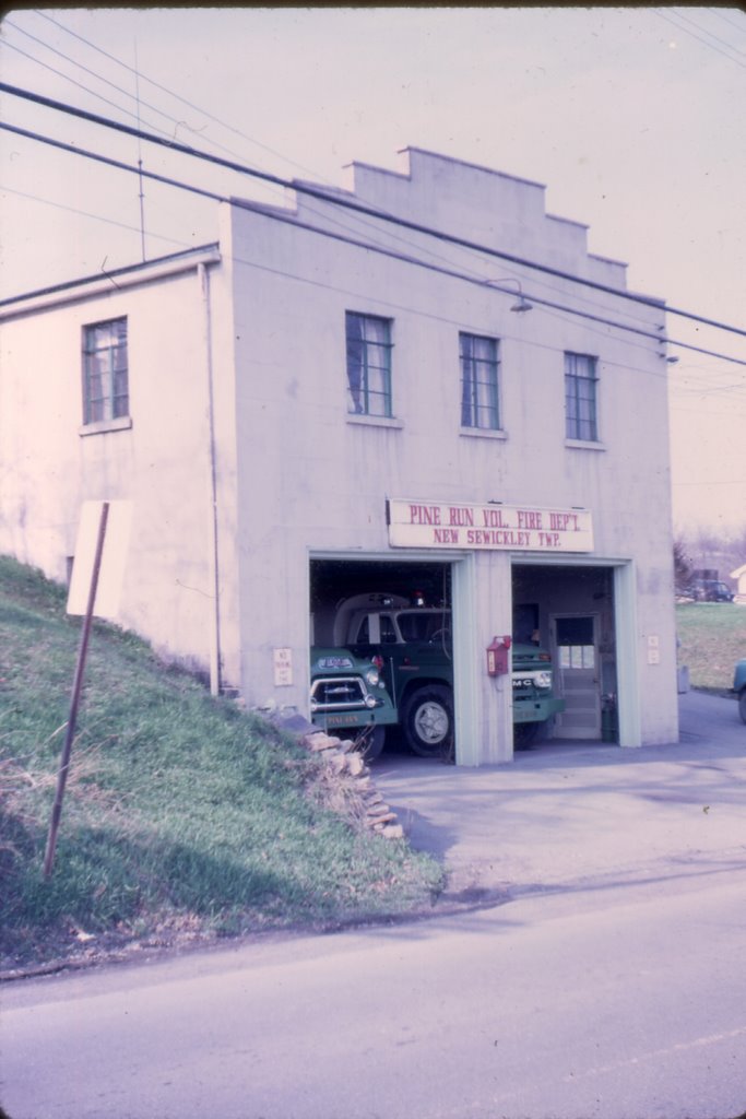 Pine Run Volunteer Fire Department circa: May 1968. BKVFD photo Collection Photo.
