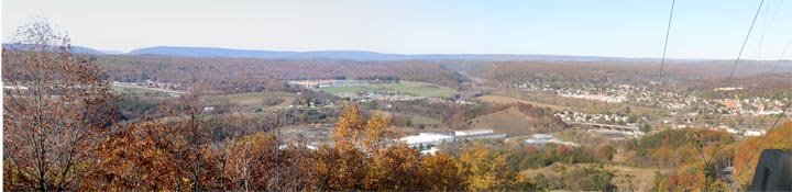 Overlooking Huntingdon