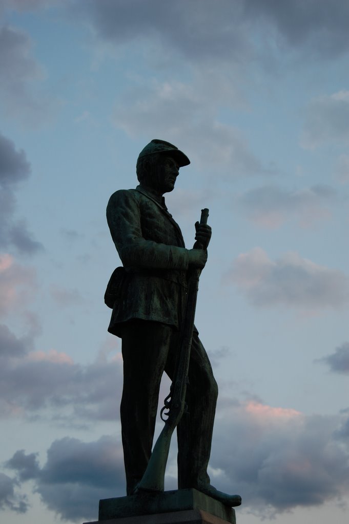 Grand Army of the Republic Civil War Statue - Riverview Cemetery